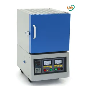 Harga Oven peredam Lab elektrik 1600C, tungku kotak peredam pemanas suhu tinggi vakum dengan perangkat lunak dan ukuran yang dapat disesuaikan