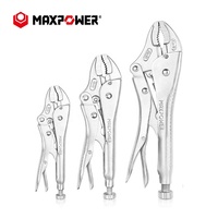 Pince à bec courbé de 110 mm (4 po) Maxpower Hand Tools, mini-pinces de serrage