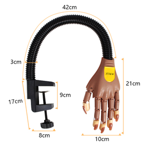 Kit de Herramientas para Principiantes en Arte de Uñas, Mano de Práctica Flexible y Móvil para Entrenamiento, Uñas Acrílicas, Maniquí para Salón de Manicura, Set de Herramientas de Exhibición - Product Image 3