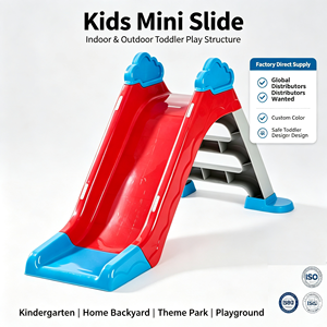 Toboggan en plastique pour enfants pour garderies, maternelles et aires de jeux publiques - Toboggan intérieur pour tout-petits - Product Image 2