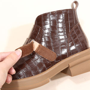 Botas Chelsea de Lujo con Terciopelo a Cuadros, Otoño e Invierno, Cómodas, de Piel de Becerro, Tallas Grandes, Resistentes y Suaves - Product Image 6