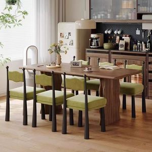 Set sedia <span class=keywords><strong>da</strong></span> <span class=keywords><strong>pranzo</strong></span> con gambe in legno, tessuto in velluto rosa, sedie con schienale alto in Cashmere <span class=keywords><strong>per</strong></span> sala <span class=keywords><strong>da</strong></span> <span class=keywords><strong>pranzo</strong></span> casa - Product Image 1