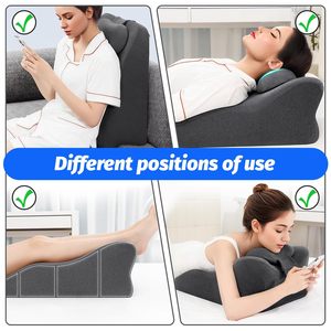 Ultra Soft Memory Foam PP Cotton Reading Pillow Office Sofa Bedside Back Cushion Bed Lumbar <strong>Support</strong> Cushions Backrest Backs <strong>Rest</strong> - Product Image 4