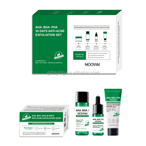 Etiqueta privada AHA BHA PHA Kits completos de cuidado facial Tea Tree Acné 4 en 1 <span class=keywords><strong>Control</strong></span> de aceite Juego antiacné para la cara - Product Image 2
