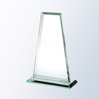 Trophée en cristal personnalisé gravé sur mesure pour la reconnaissance des employés d'entreprise, plaque de récompense en verre pour les réalisations