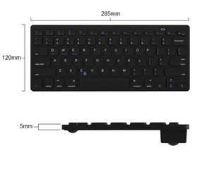 Clavier Multimédia Ergonomique Portable sans Fil BT en ABS à 78 Touches pour Ordinateur Portable et Smartphone – Vente en Gros - Product Image 2