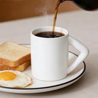 Mug de voyage en céramique de haute qualité, style Ins, moderne et créatif, pour hôtel et usage domestique, tasse à eau et à café en céramique