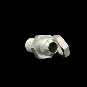 Connecteur de cloisonnement mural 6J à filetage externe JIC droit, conique à 74 degrés, avec plaque traversante - Product Image 5