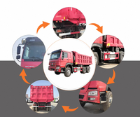 Nouveau Camion Benne Légère QF 2026, 10 Roues, Capacité de Charge >50T, 351-450ch, Euro 3, Transmission Manuelle 6x4 pour la Construction Urbaine