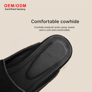 <span class=keywords><strong>Mocasines</strong></span> Retro Antideslizantes Personalizados <span class=keywords><strong>para</strong></span> Hombre y Mujer, Cómodos, de Piel de Oveja y Ante Vacuno, Forrados, Sin Cordones, Tipo Pantuflas - Product Image 3