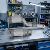 Sistema de Escape de Acero Inoxidable de Alta Potencia con Tubo de Bajada Mejorado para BMW M3 M4 G80 G82 3.0T S58, Venta al por Mayor de Fábrica