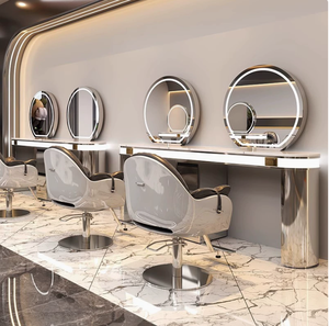 Espejo para barbería, espejo para cortar el cabello, espejo para teñir y rizar el cabello, espejo integrado especial para peluquería - Product Image 1