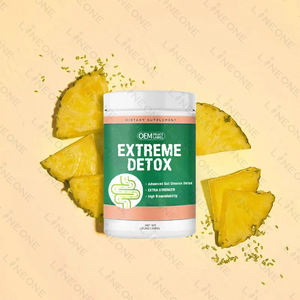 Özel etiket tüm doğal aşırı detoks tozu ananas lezzet - Product Image 2