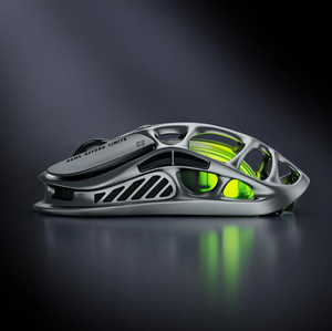 Nouvelle souris de jeu GravaStar <span class=keywords><strong>Mercury</strong></span> M1 Pro gris canon de fusil/noir dégradé PAW3395 RGB tri-mode filaire/sans fil 2,4 GHz - Product Image 5