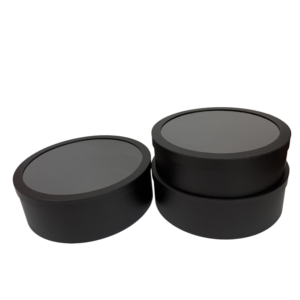 Ensemble de boîtes rondes en carton de couleur unie, 3 couvercles transparents en PVC, grande boîte à <span class=keywords><strong>fleurs</strong></span>, <span class=keywords><strong>grand</strong></span> seau à <span class=keywords><strong>fleurs</strong></span>, boîte cadeau - Product Image 4