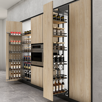 ARTSTEEL Panier coulissant extra haut et profond en métal moderne, écologique, avec amortissement silencieux, pour boissons et aliments, pour armoires de cuisine et garde-manger