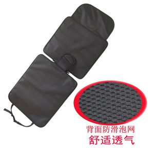Car Seat <b>Back</b> <b>Protector</b> 2Pcs Rear Anti Wear Mat Anti Slip Dirt Proof Oxford Cloth Single Color - Product Image 5