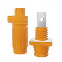 Connecteur de stockage d'énergie Apex 150A/200A/250A à connexion rapide, tête droite, à trou fileté, étanche IP67, 1500V CC, en cuivre pur