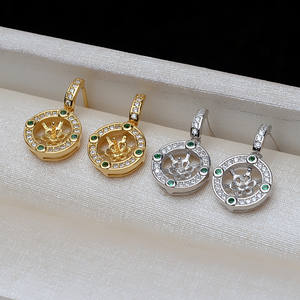 Boucles d'oreilles en argent S925 pour femmes, forme goutte d'eau, bord large, perle vide, support 8-12, baroque, accessoires simples, bijoux, trouvailles - Product Image 1