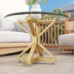 Base de table de salle à manger extérieure en fer avec ventouses, pieds de bureau robustes en X, pour dessus en marbre, verre ou bois, style moderne pour hôtel et extérieur - Product Image 1