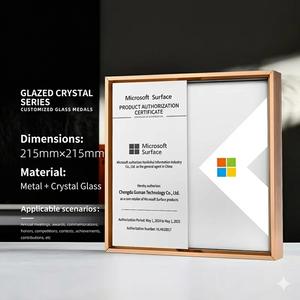 Plaque de récompense <span class=keywords><strong>en</strong></span> métal gravée à l'or, design personnalisé de luxe, vente <span class=keywords><strong>en</strong></span> gros, trophée <span class=keywords><strong>en</strong></span> cristal <span class=keywords><strong>d</strong></span>'<span class=keywords><strong>entreprise</strong></span> pour le sponsor du tournoi, souvenir - Product Image 5