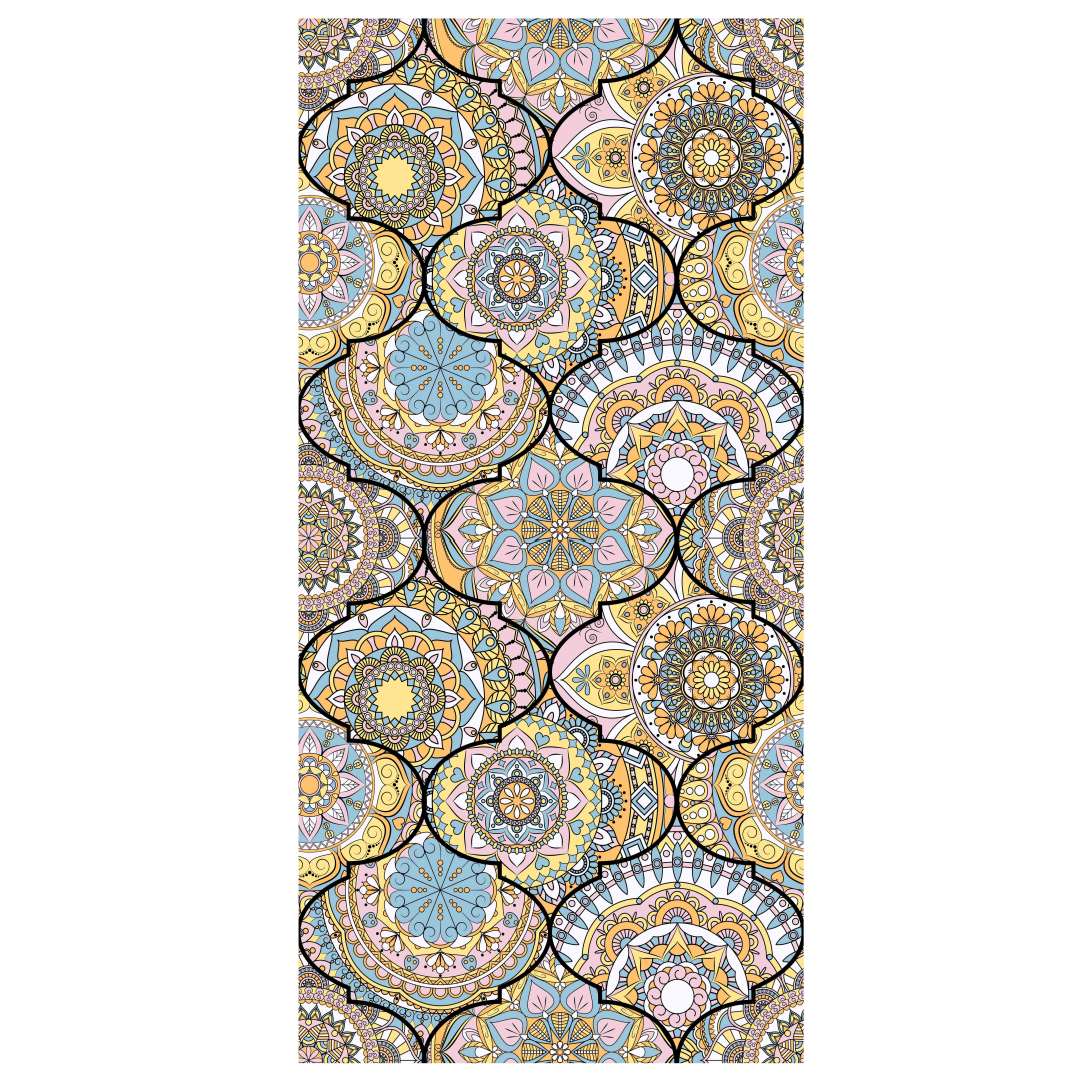 Мандала матовая пленка для окна неклеящаяся УФ блокирующая съемное стеклянное покрытие непрозрачная оконная наклейка самоклеящаяся пленка