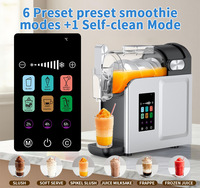 Máquina de Helados Eléctrica de Acero Inoxidable, Totalmente Automática, para el Hogar, Máquina de Hielo Raspado, 2L, 6kg/min, Ecológica, Portátil, Clase A+
