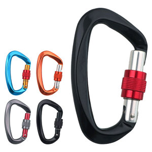 屋外スナップ<span class=keywords><strong>Carabiner</strong></span>フッククライミング,カラビナクリップクライミングアルミバックル - Product Image 6