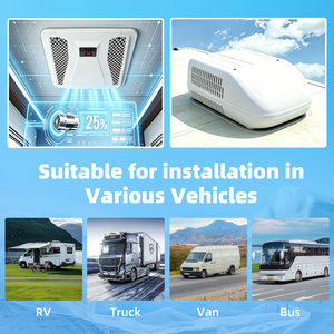 เครื่องปรับอากาศติดหลังคา 4000W 110V AC R410A 220V R22 สำหรับรถยนต์ หน่วย 1220W ระบบทำความเย็น EAC002.70 110V มาตรฐานสหรัฐอเมริกา - Product Image 4