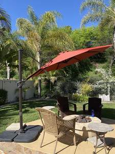 सबसे ज्यादा बिकने वाले बड़े आकार के बगीचे की छतरी आउटडोर वाटरप्रूफ कैंटिलीवर रोमा छतरी पेटियो पैरासोल सनशेड बीच रेस्तरां होटल - Product Image 6