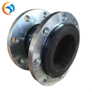 ข้อต่อยางแบบยืดหยุ่น ทนสารเคมี ชุบสังกะสีด้วยแรงดันสูง พร้อมหน้าแปลนแบบลูกบอล - Product Image 1