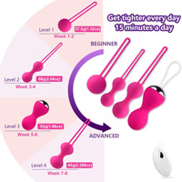 Von Ärzten Empfohlener Kegelball-Vibrator Sexspielzeug für Anfänger Beckenboden-Muskeltrainer Massage-Übungs-Set für Frauen