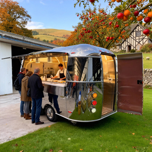 Cuisine mobile de <span class=keywords><strong>restaurant</strong></span>, remorque alimentaire, desserts, crêpes, beignets, popcorn, bonbons, camions de nourriture à vendre en Chine - Product Image 4
