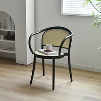 Chaise de salle à manger nordique en aluminium, dossier en maille française, empilable, fauteuil design moderne et minimaliste pour la maison, le café, le restaurant et les entreprises