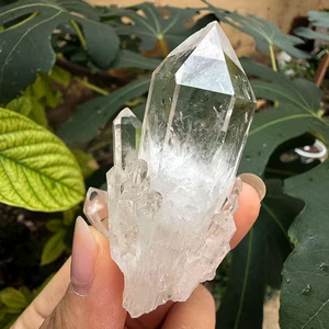 Cristal de Cuarzo Transparente de Alta Calidad, Racimo de Cristales en Forma de Piña, Cristal Natural para Decoración - Product Image 1