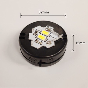 Mini DIY LED Ampul CR2032 Pil Çalıştırmalı Kablosuz Lamba Boncuğu 3D Baskı Hobileri ve Modelleri için - Product Image 2