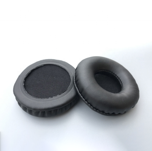 Coussinets d'oreille de remplacement universels 50mm 60mm 70mm 80mm 90mm 100mm 110mm Coussins ronds en cuir PU pour écouteurs - Product Image 5