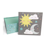 Jouets de luxe, emballage de vêtements, boîtes cadeaux avec nœuds, étiquette privée, emballage durable, vêtements de bébé, boîte-cadeau de douche