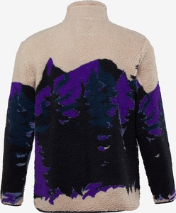 Giacca in pile Sherpa leggera con stampa a motivo personalizzato resistente Unisex e confortevole giacca in pile in micropile - Product Image 6