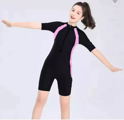 quick dry breathable swimwear for high school students swimming training clothes swimwear kids girl