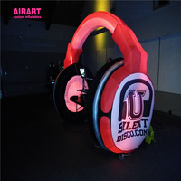 Modèle de sculpture gonflable de déesse pour la décoration de scène du festival de musique électronique 2024