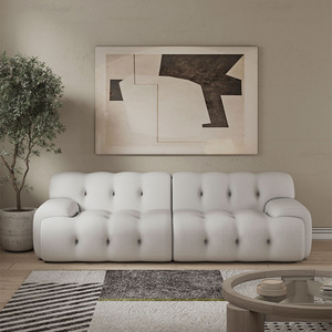 Jiali 2025 Ý 5D Đàn Hồi Nén Chân Không Bọt Rochburg Phòng Chờ Ghế Sofa Thiết Lập Tùy Chỉnh Modular Cắt Vải Miếng Bọt Biển - Product Image 1