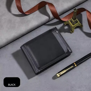 Cartera de PU Retro <span class=keywords><strong>para</strong></span> Hombre, Estilo Ejecutivo, Impermeable, con Clip <span class=keywords><strong>para</strong></span> Tarjetas y Monedas, Portátil, Clásica y Corta - Product Image 5