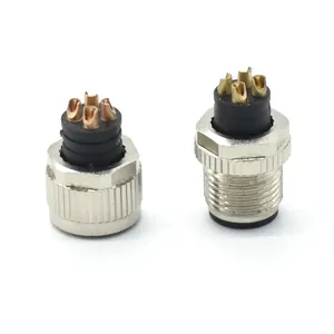 Sản xuất OEM kết nối không thấm nước nam nữ 3 4 pin Hàn IP67 M12 lắp ráp cắm S mã cảm biến kết nối - Product Image 2