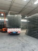 Grillage en acier 3D pour renforcement de dalle en béton composite, tissu métallique soudé