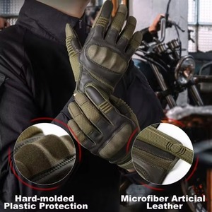 Muestra Gratuita al por Mayor: Guantes de Motocicleta Transpirables para Cuatro Estaciones, Protección Completa para los Dedos, Nudillos Reforzados, Pantalla Táctil Personalizada - Product Image 3