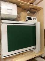 Máquina de corte con bomba de aire, QK-6090 automática de embalaje de regalo, papel, vinilo, plegado, cortador plano, plóter
