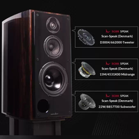 Enceinte Hi-Fi sur pied 3 voies TLH-11 8350 améliorée, qualité audiophile avec haut-parleurs danois Scan-Speak d'origine