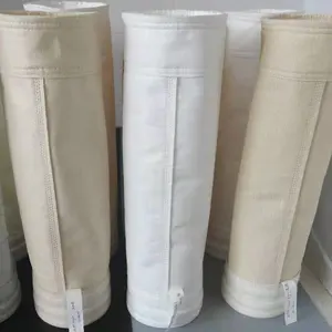 Customized Filter Bag 600gsm Material Nomex PE P84 PPS PTFE Diameter 140mm Treatment Singeing Heat Setting Matching Filter Cage