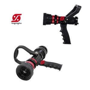 Buse de pulvérisation multifonctionnelle réglable avec poignée pistolet pour eau et mousse, buse d'incendie avec raccord pour la lutte contre l'incendie - Product Image 3